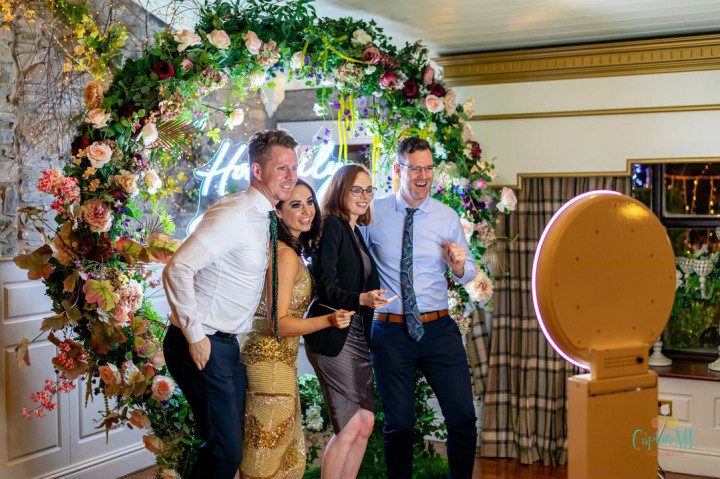 Corporate event digital photo booth with instant sharing in Northern Colorado