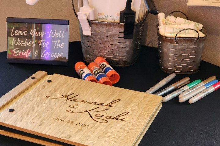 Photo Booth Rental in Windsor Colorado. Memory Guest Book for weddings and special occasions