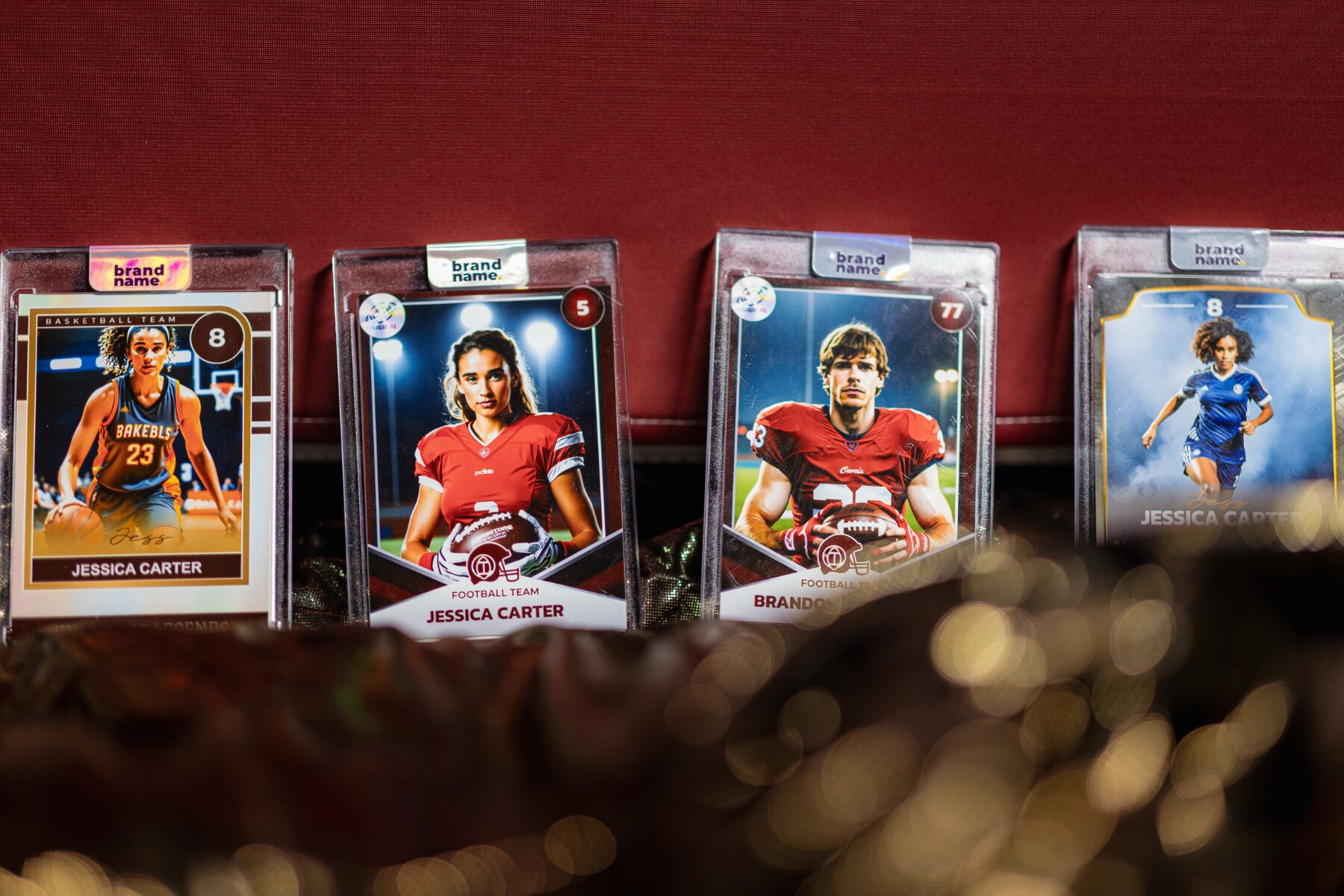 AI trading card activation with custom creative card design for events