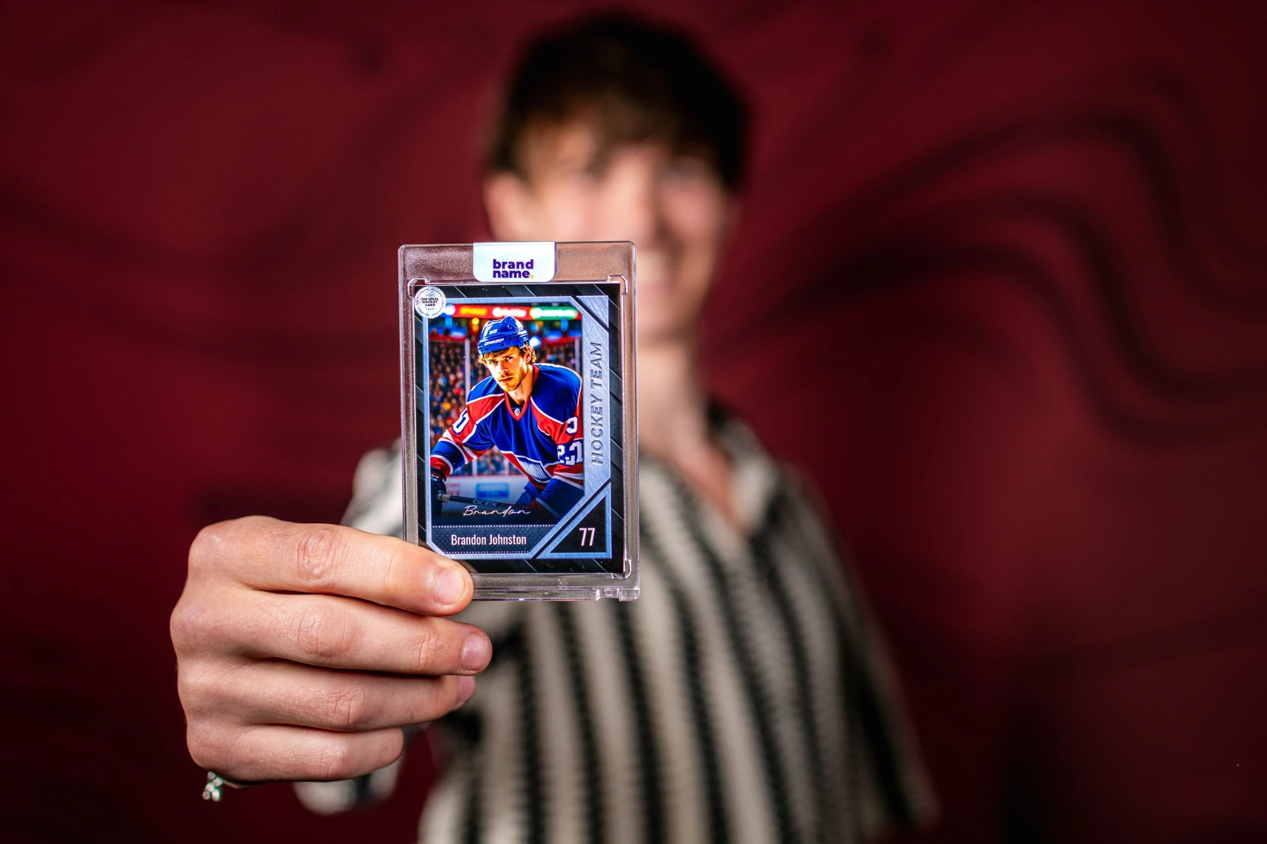 Premium Trading Card Photo Booth Output