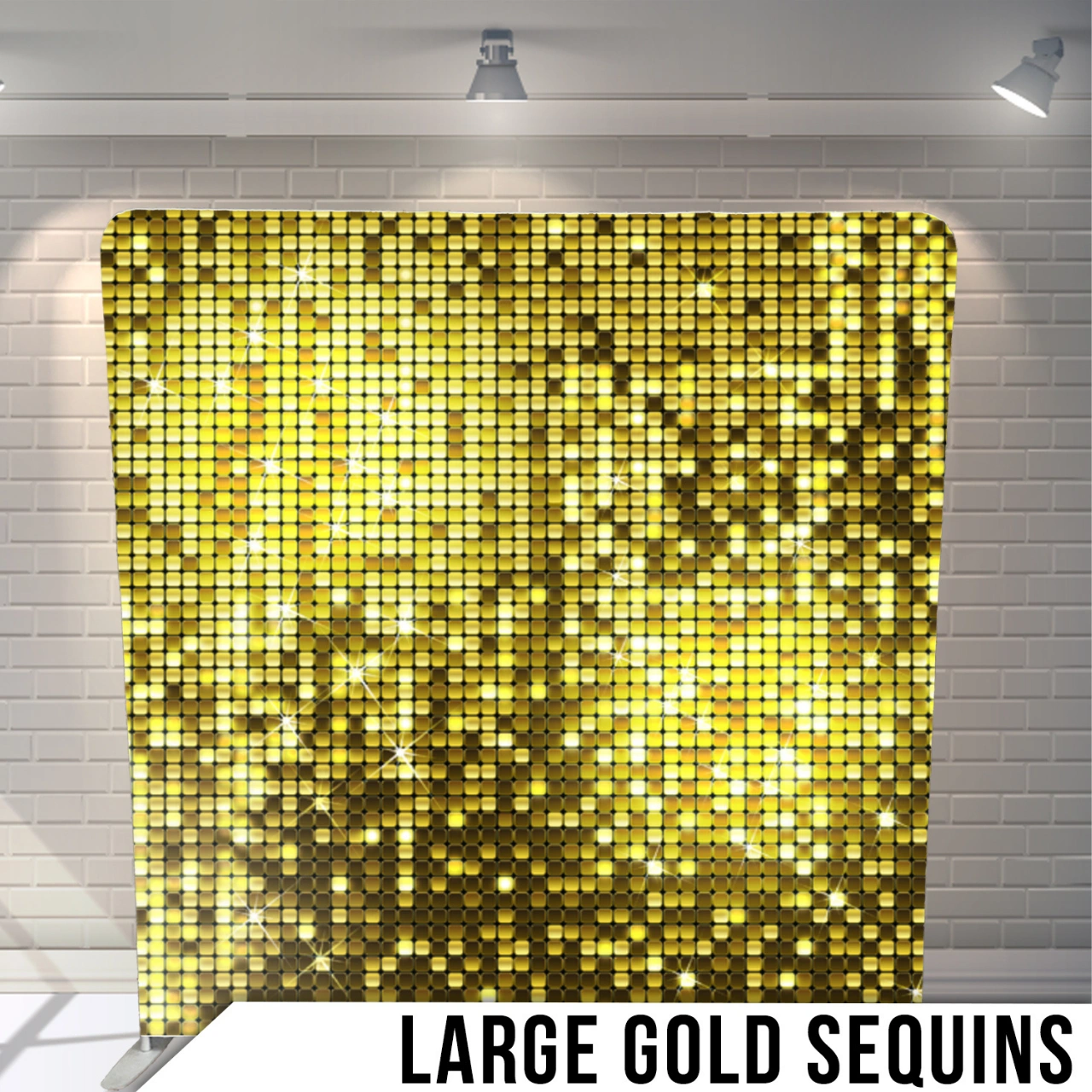 LARGE GOLD SEQUINS