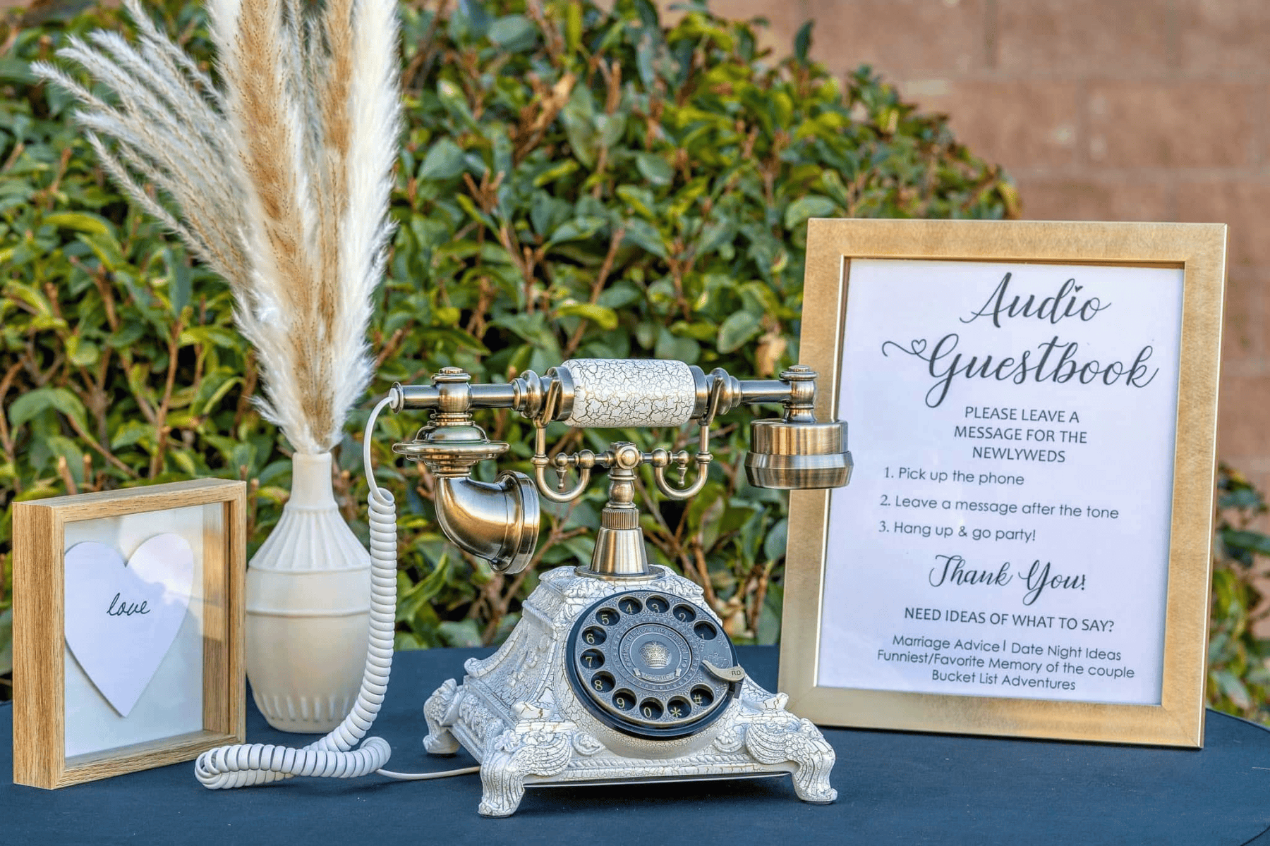 Audio Guest Book Rental for Wedding | CaptureME Photo Booth CO | Services in Denver, Fort Collins and Windsor,CO Area