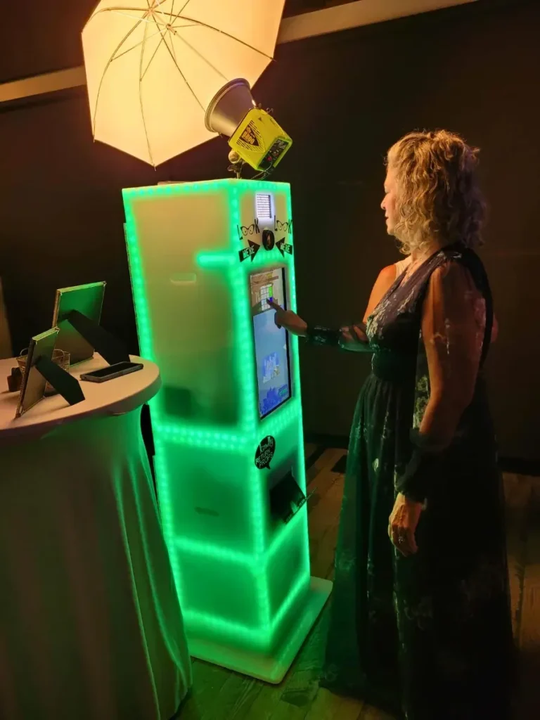 Lead capture photo booth activation for trade shows and sponsor events