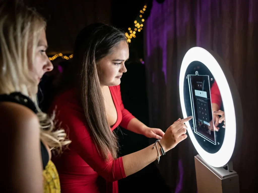 Branded photo booth content for post-event marketing