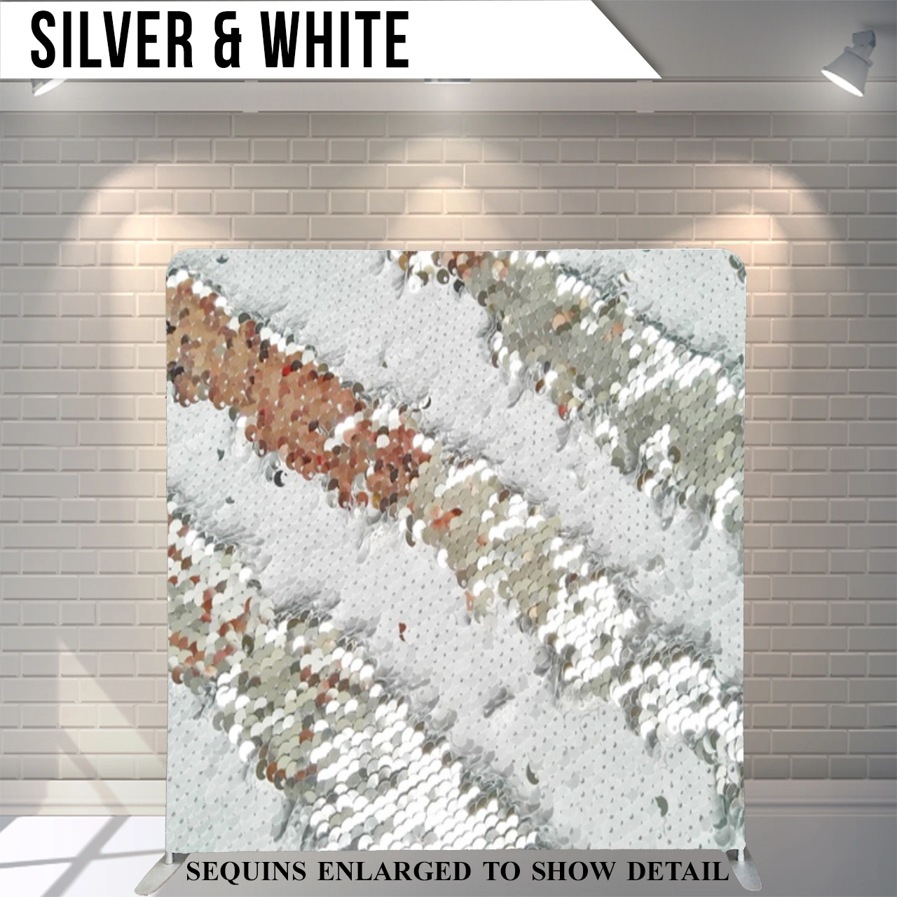 SILVER & WHITE MERMAID SEQUIN